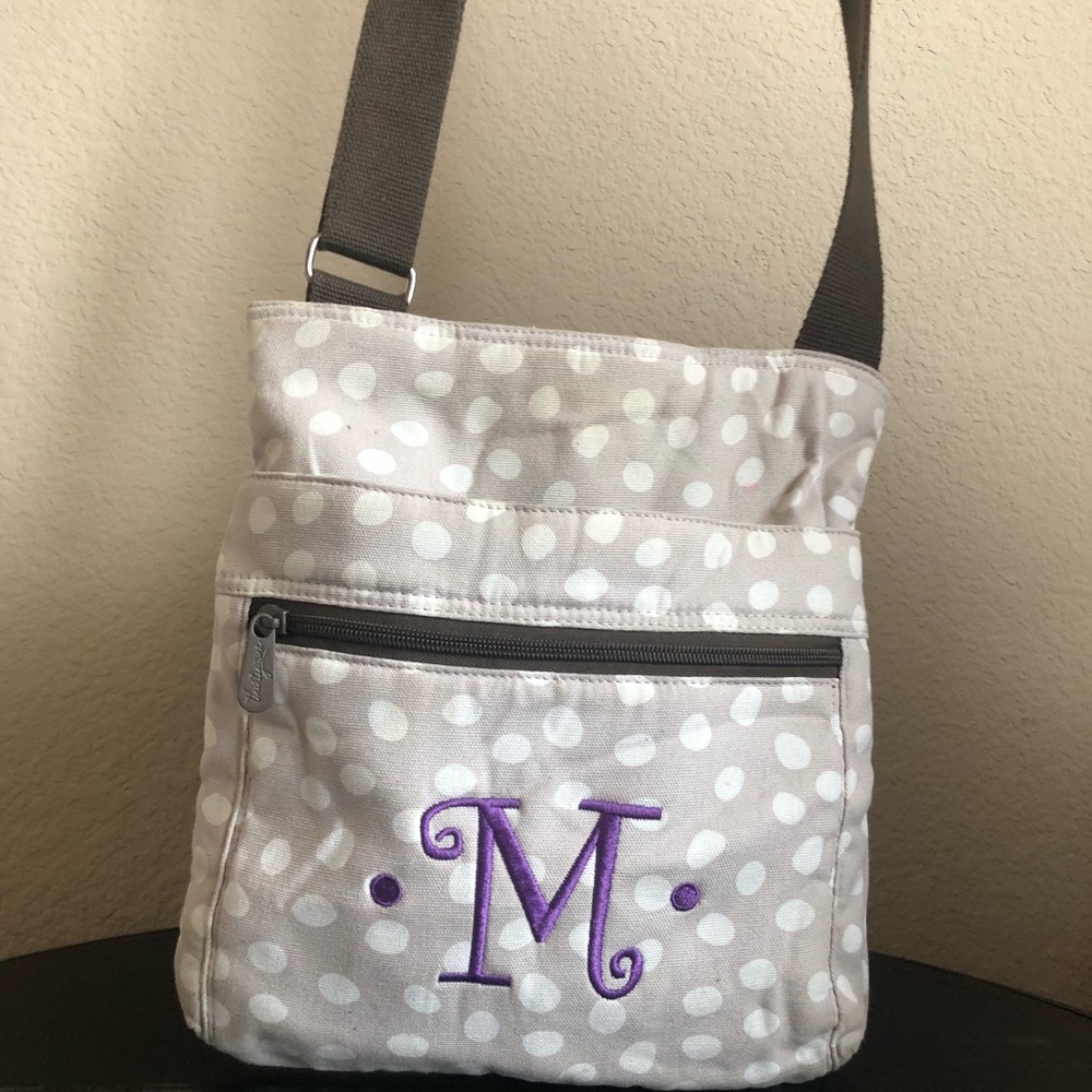 “M” crossbody purse
